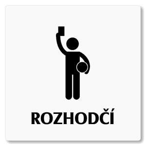 Rozhodčí, 100x100mm, bílá, Nevada